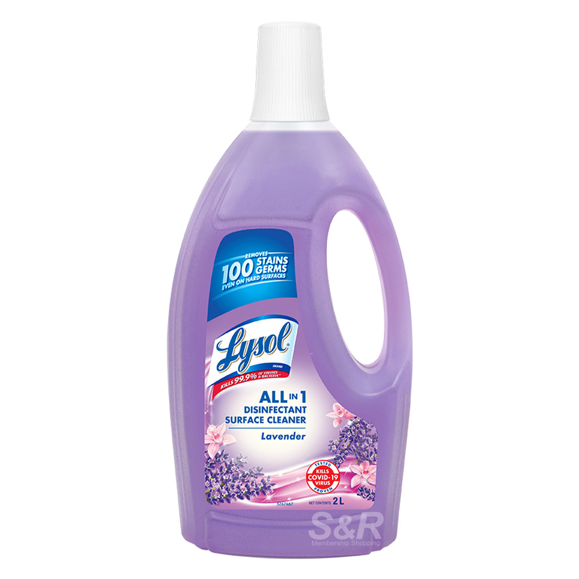 Lysol All in 1 Disinfectant Surface Cleaner Lavender 2L Lysol All in 1 Disinfectant Surface Cleaner Lavender 2L